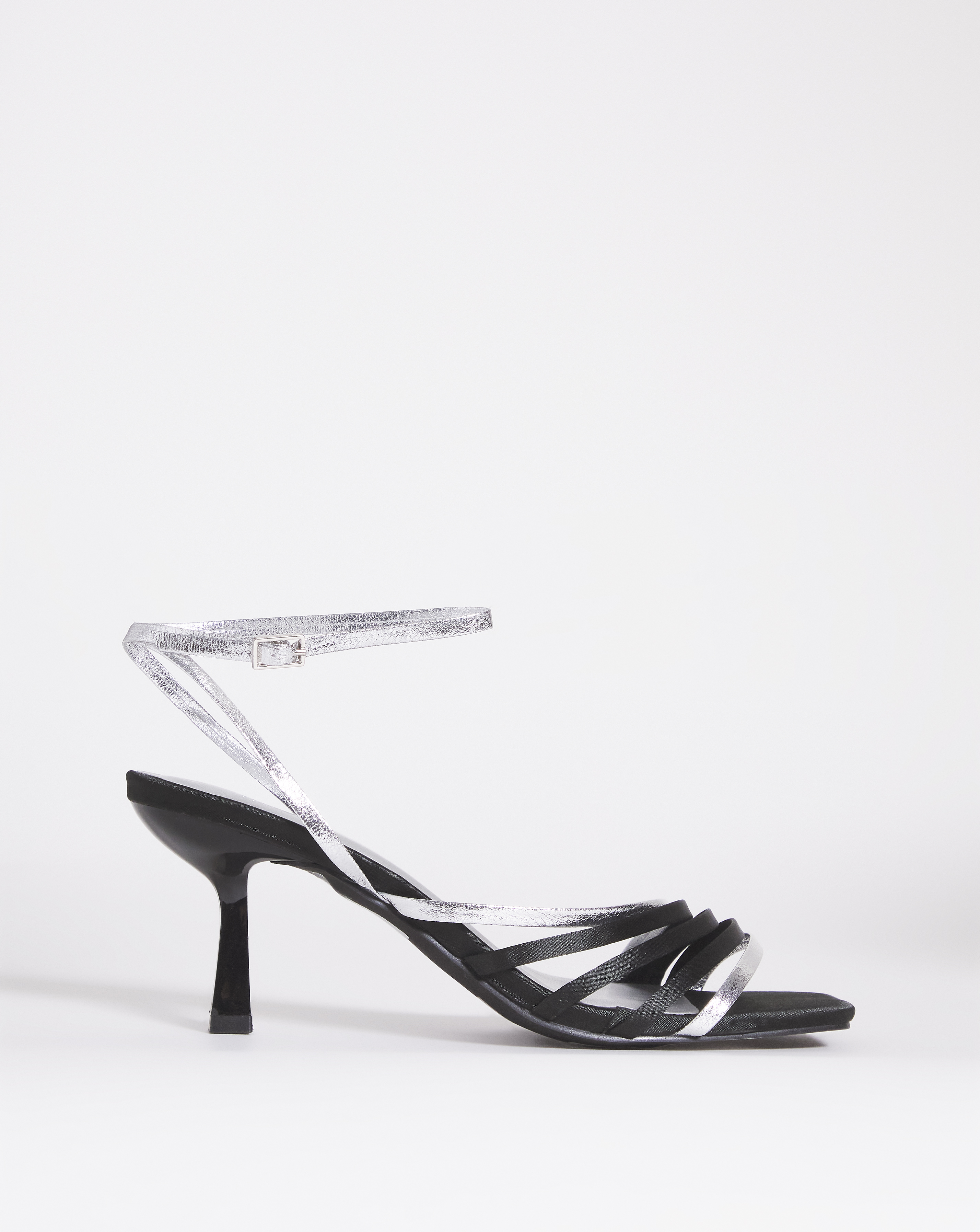 Joanna Hope Strappy Crossover Heel E Fit - Black - Size 4 - Womens