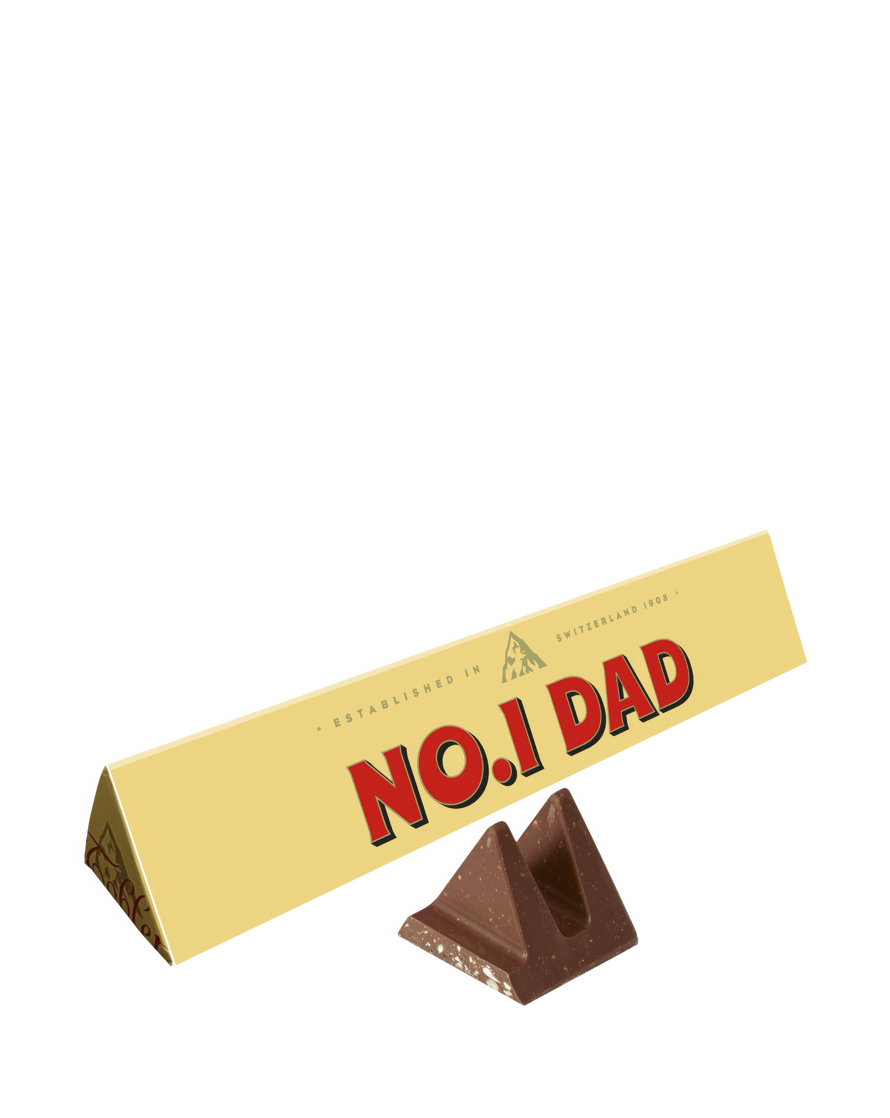 Toblerone No.1 Dad Milk Chocolate Bar