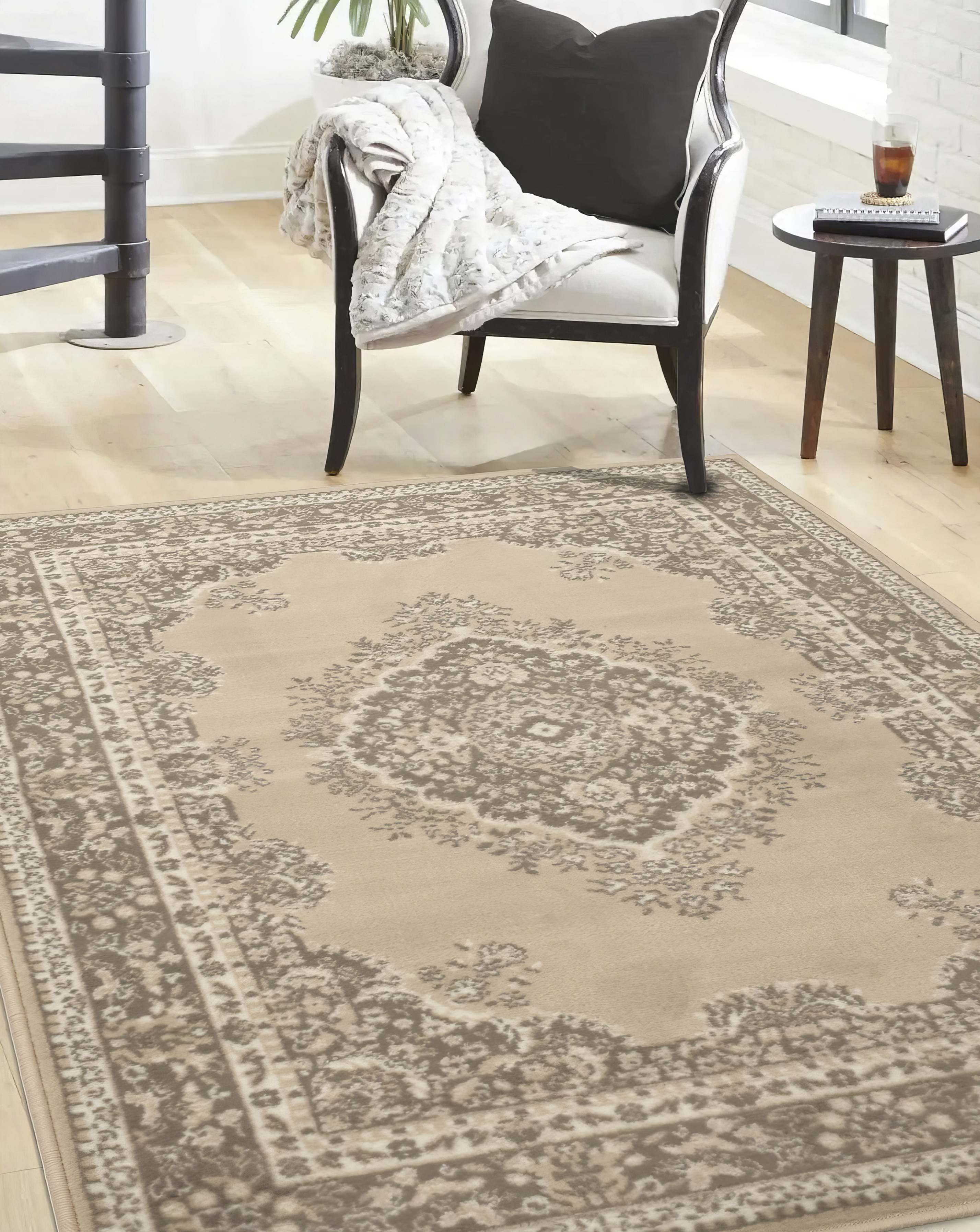 Homemaker - Traditional Medallion Rug - 200X290 - Natural