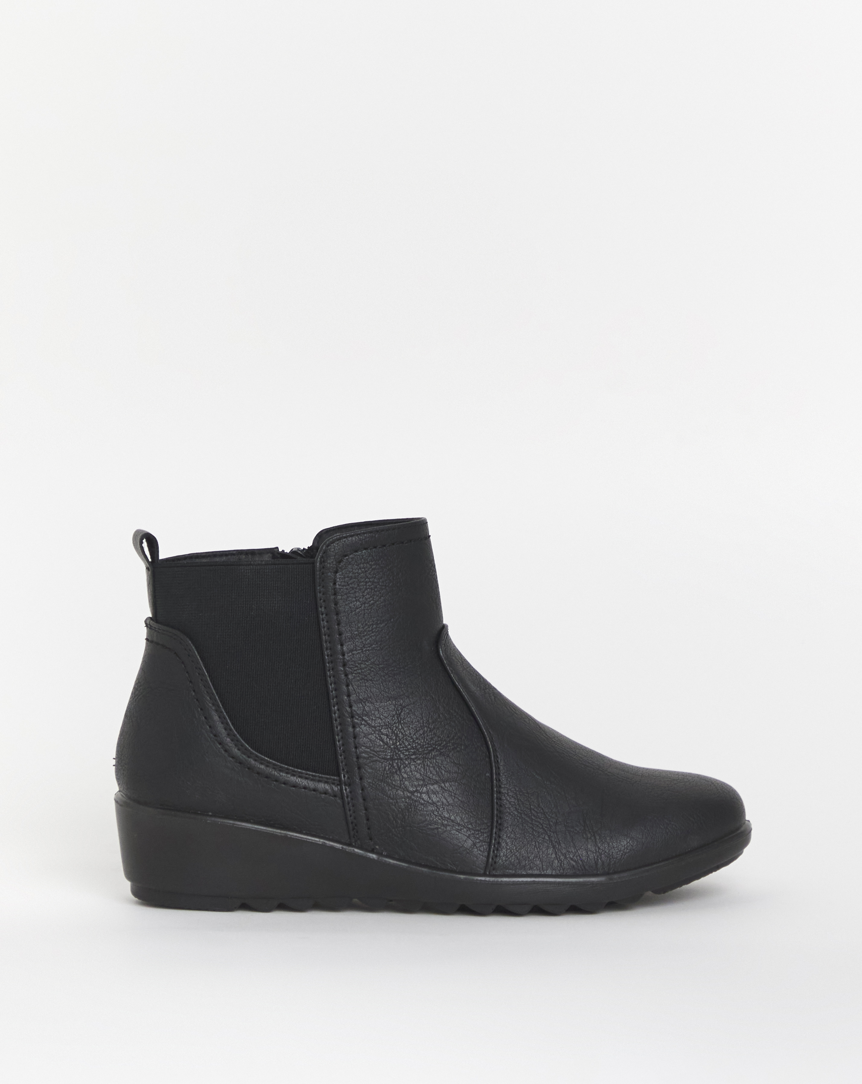 Cushion Walk Elastic Ankle Boot E Fit