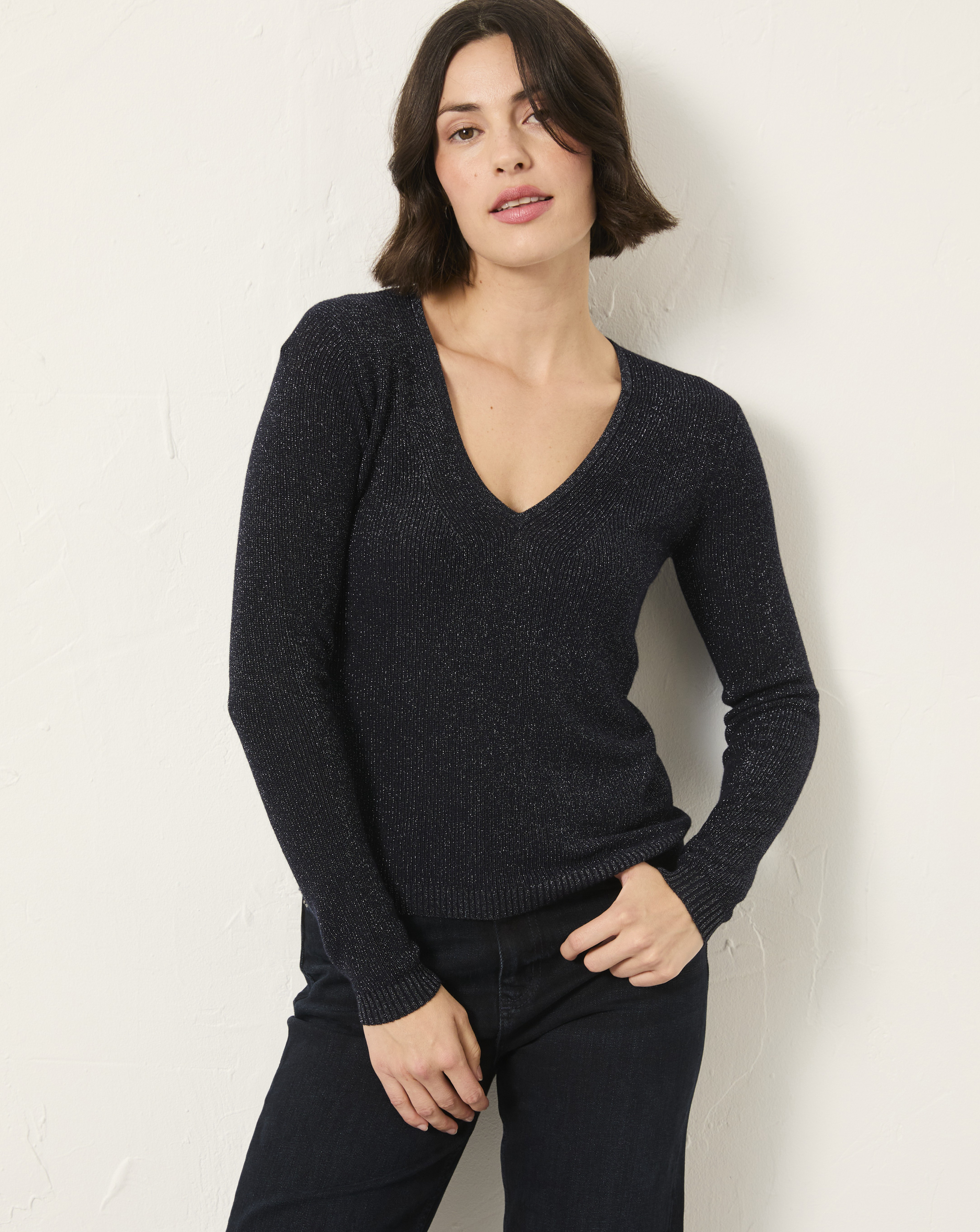Fatface Ada Sparkle V Jumper