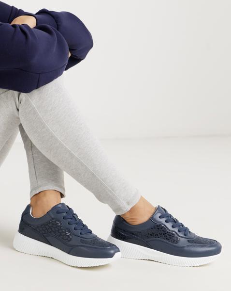 Lace Up Trainer Detail EEE Fit