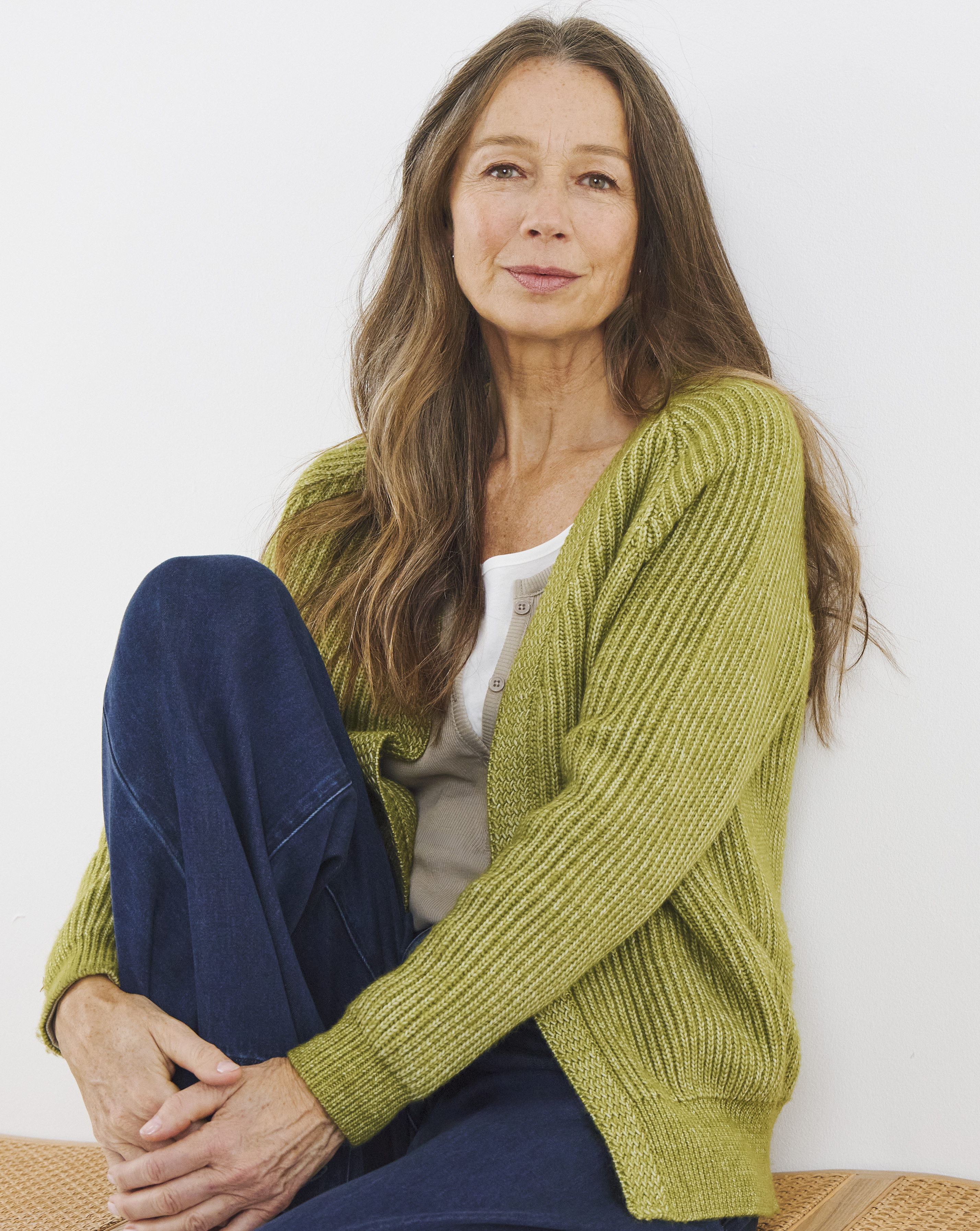 RIBBED ETE CARDIGAN