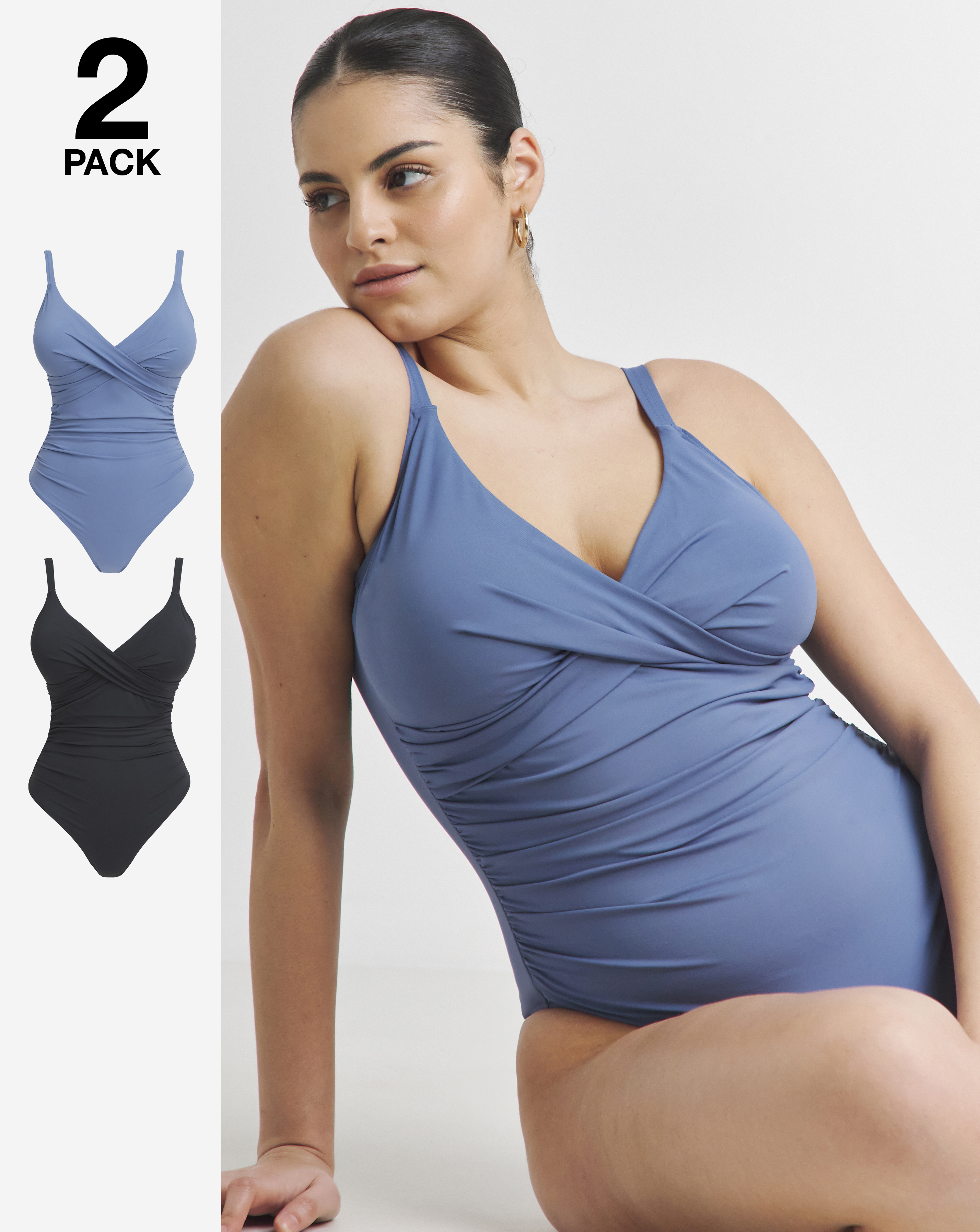 Magisculpt 2 Pack Plunge Swimsuits