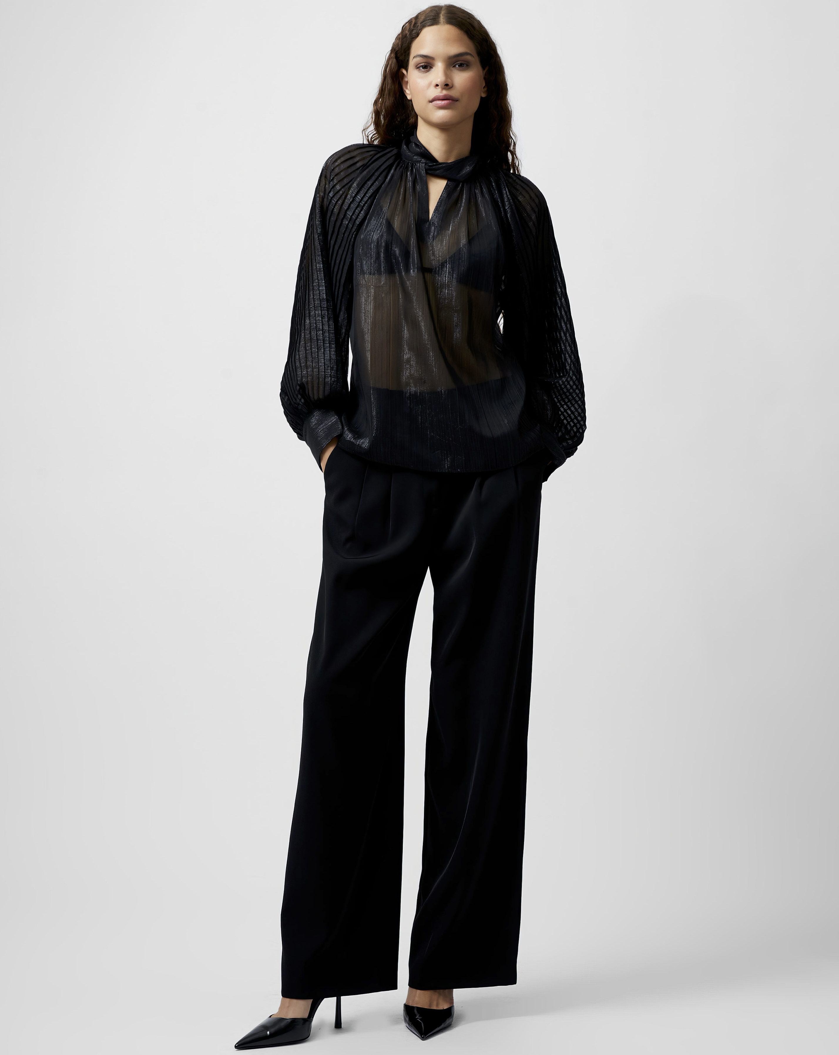 French Connection Keyhole Top