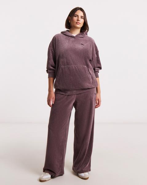 Puma Essential Velour Rib Straight Pants