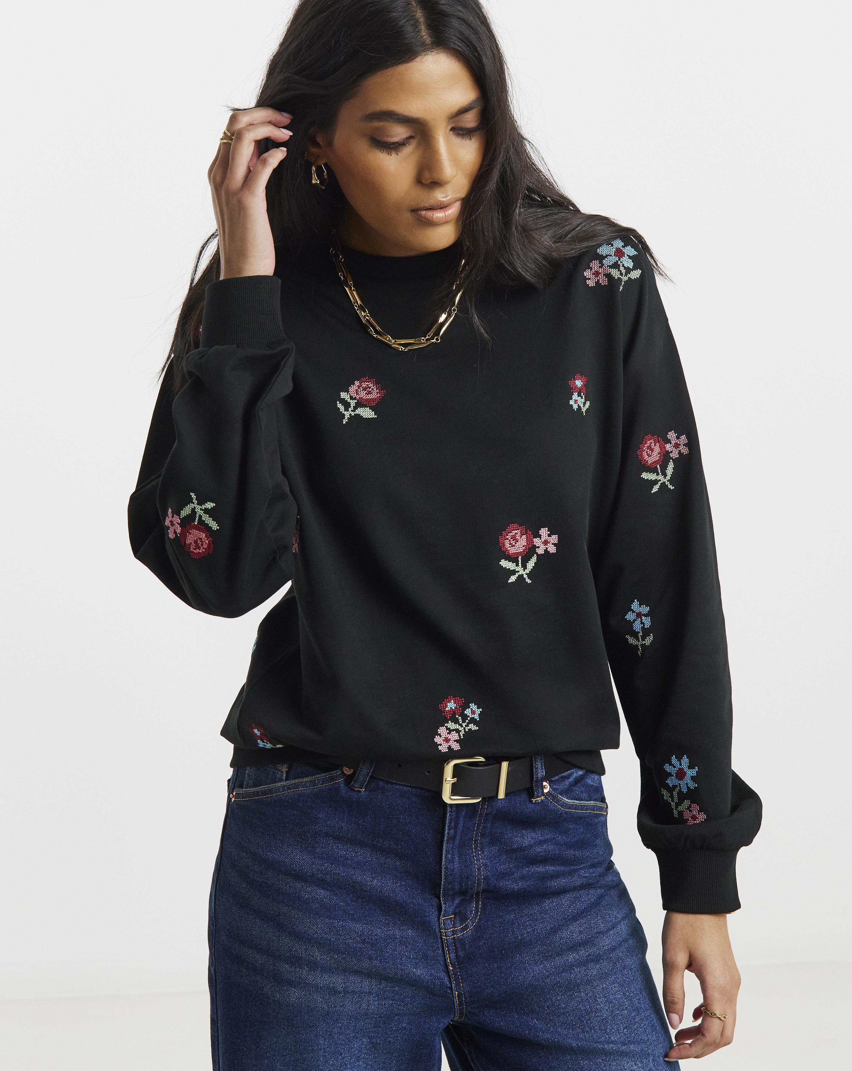 Cross Stitch Sweatshirt