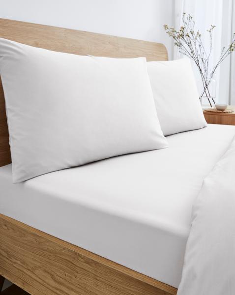Pure Cotton 200TC 30cm Fitted Sheet