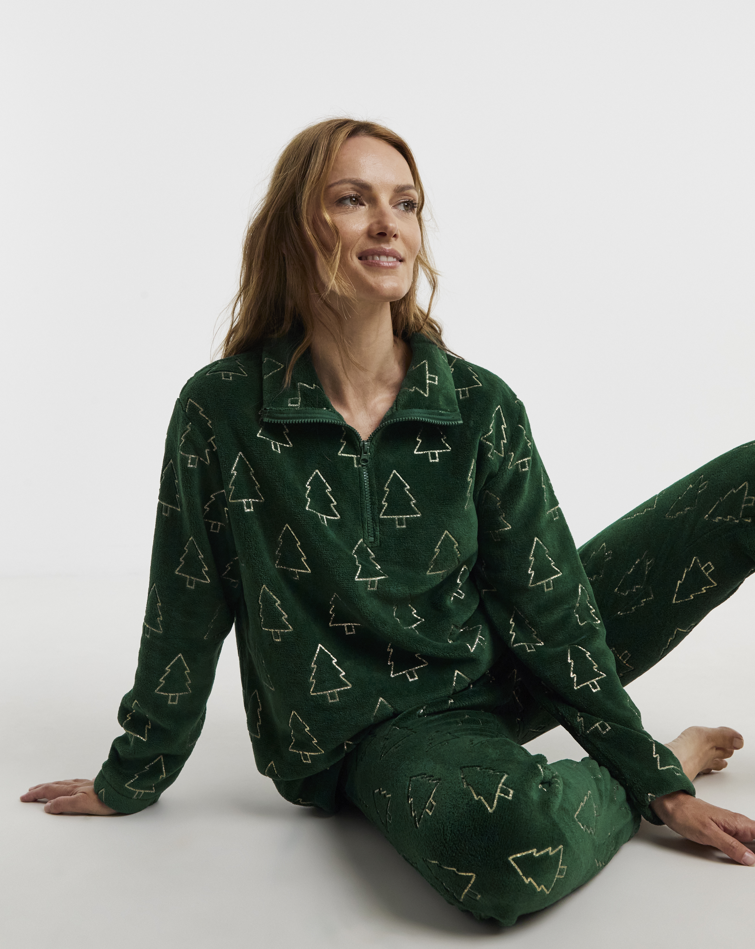 Pretty Secrets 1/4 Zip Fleece Twosie