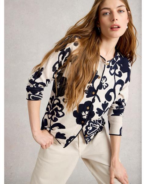 White Stuff Lulu Print Cardi