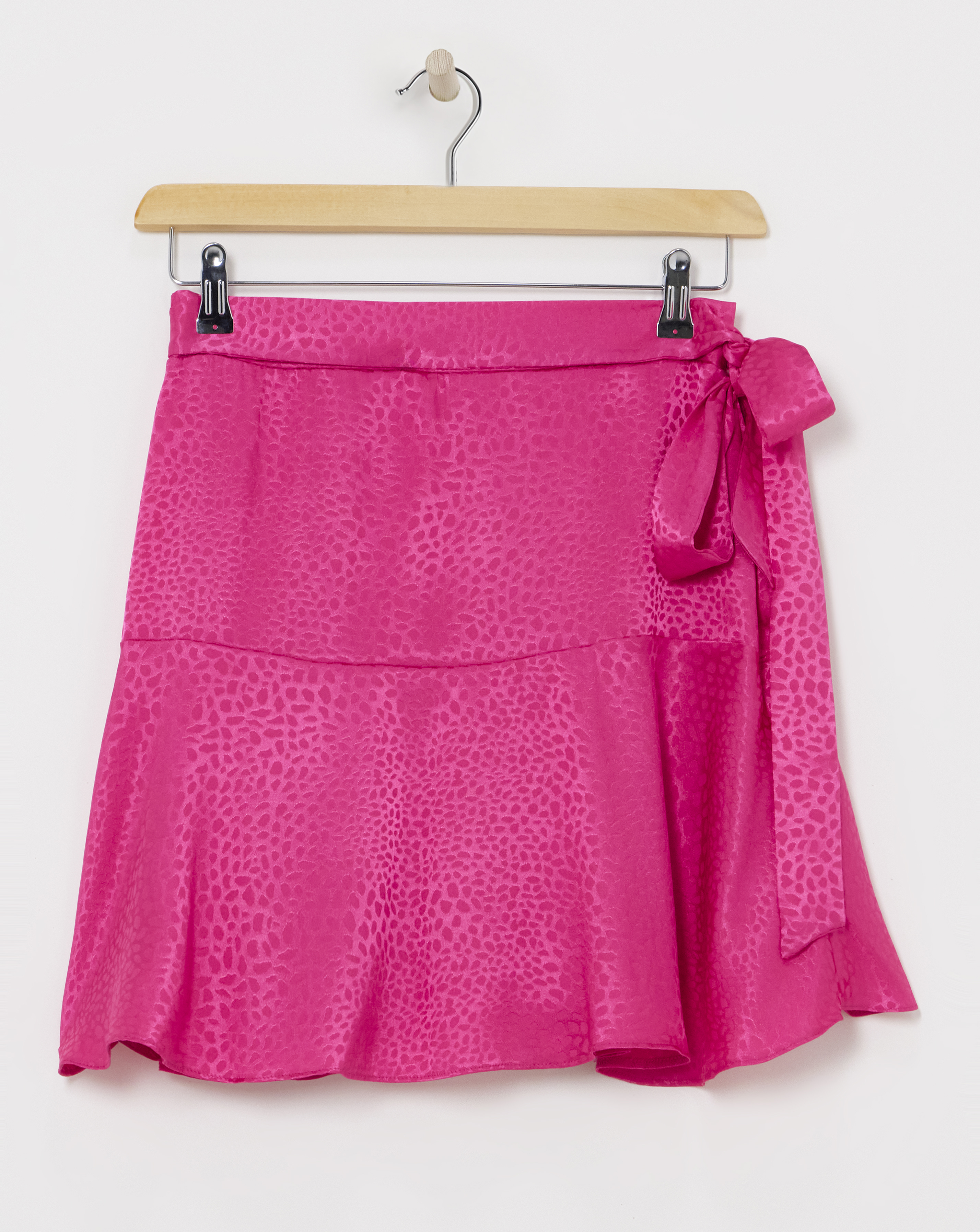 Hot Pink - Women's - Satin Jacquard Skort - Size 10