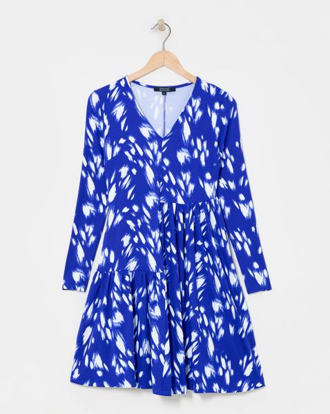 Asymmetric Swing Dress