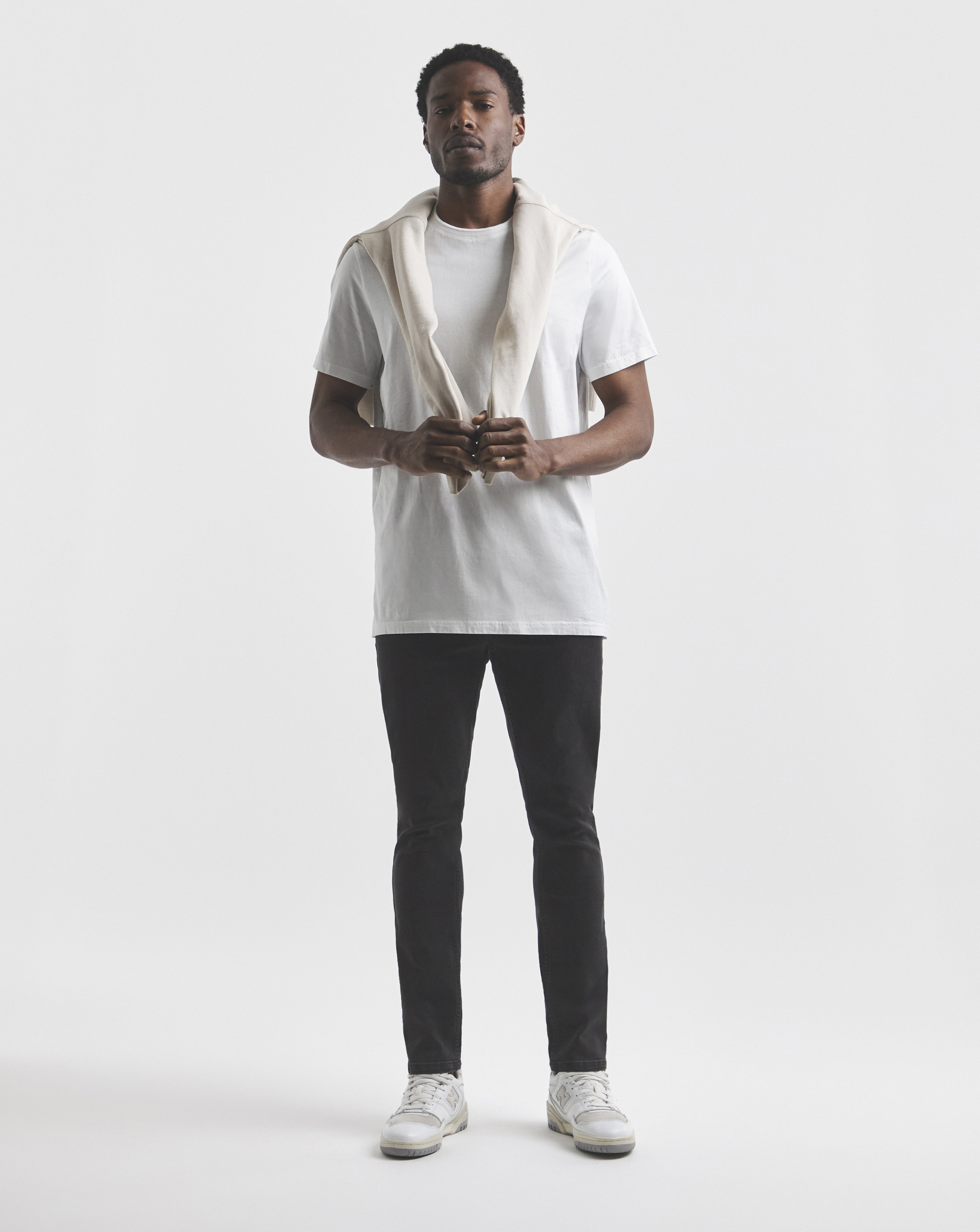 Union Skinny Fit Stretch Jeans Black