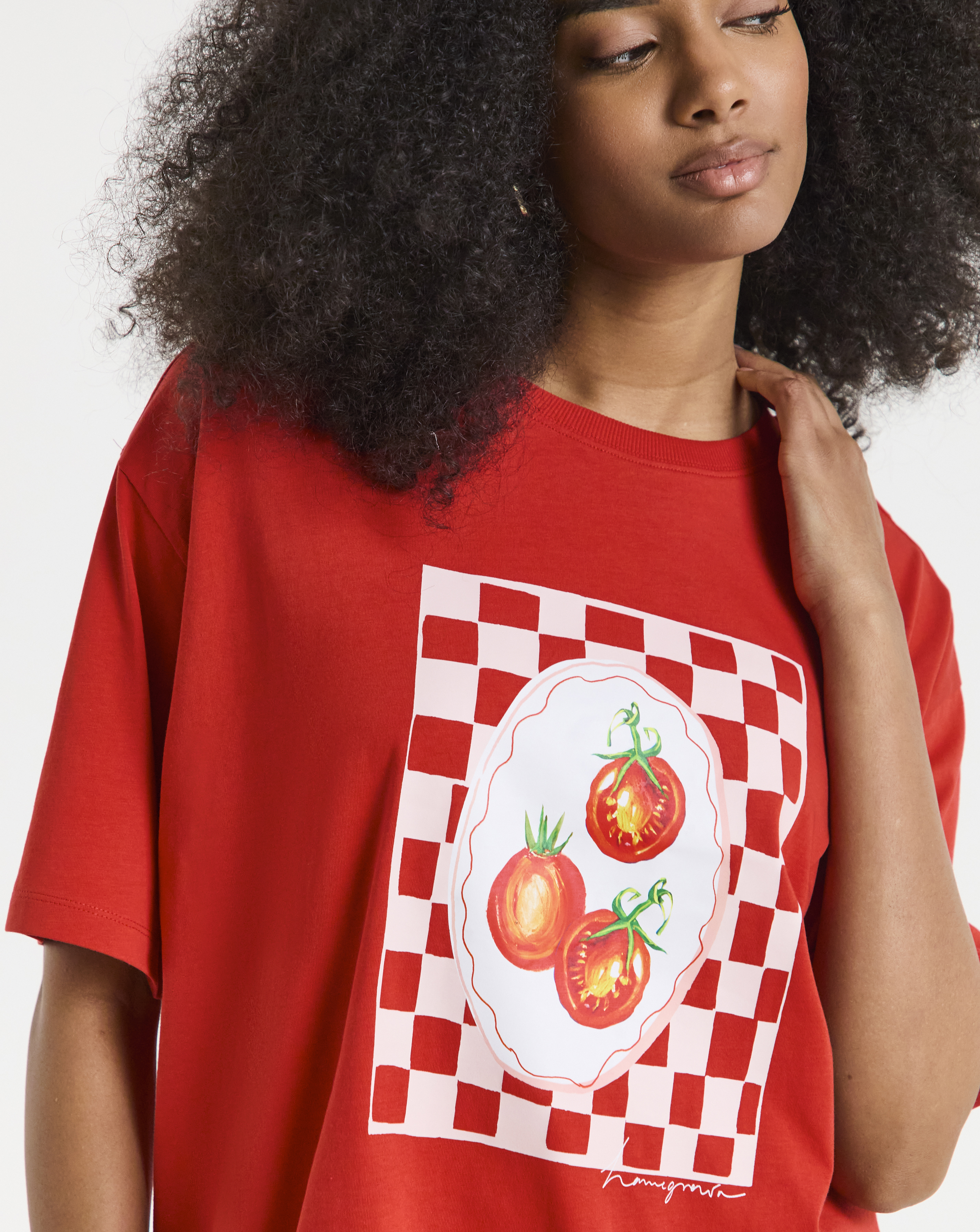 Simply Be Tomatoes Graphic T-Shirt