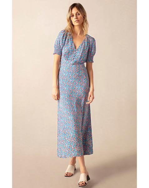 Ro&Zo Ditsy Print Midi Dress