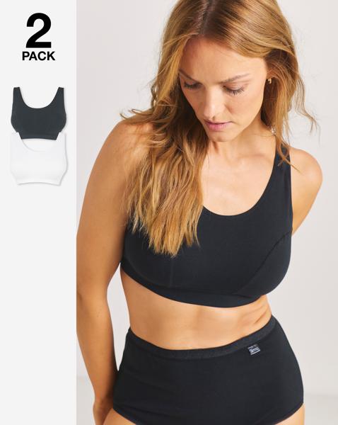 2 Pack Slimma Comfort Tops