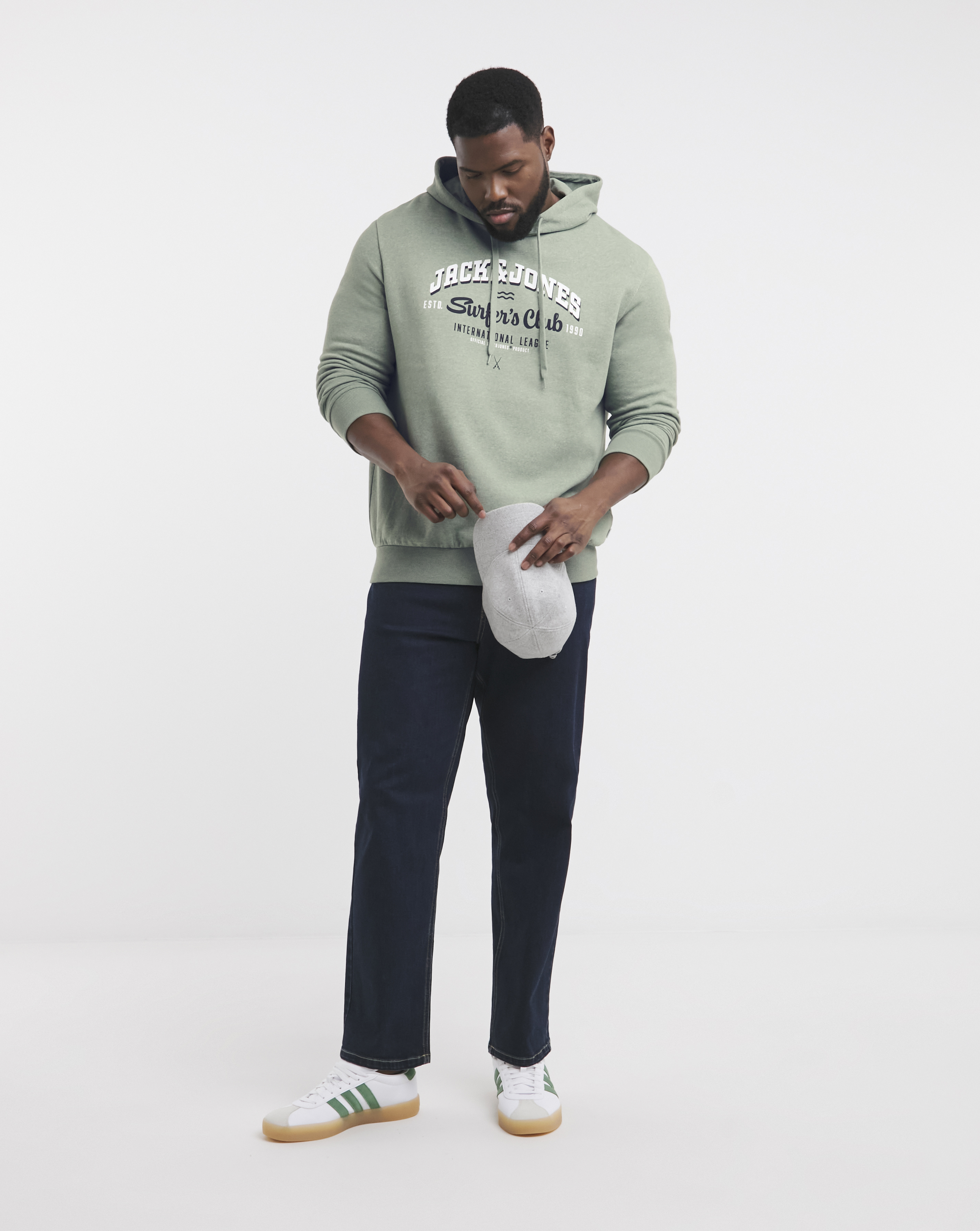 Jack & Jones Green Logo Hoodie - 1XL(50)