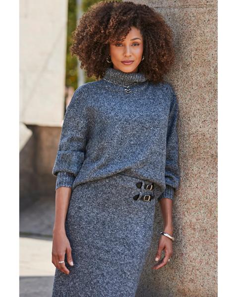 Sosandar Knitted Roll Neck Jumper