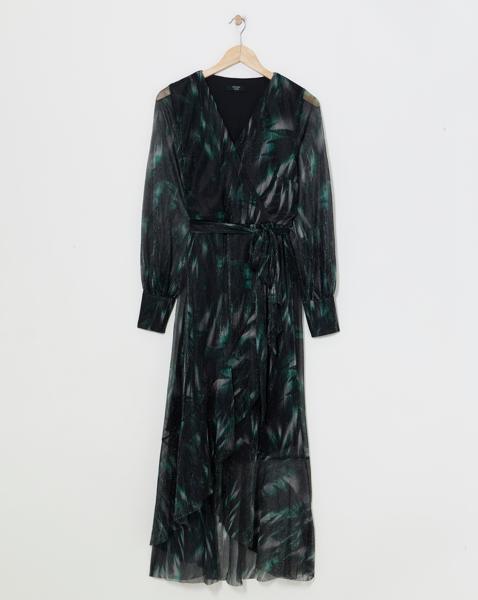 Joanna Hope Printed Plisse Dress