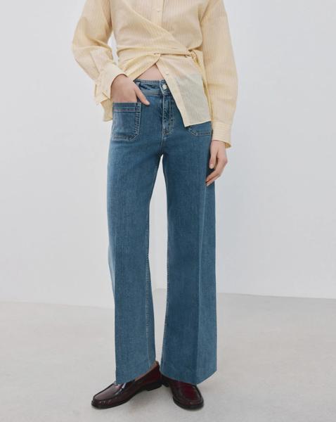 New In - Mango Jessie Wide Leg Jeans With Pockets