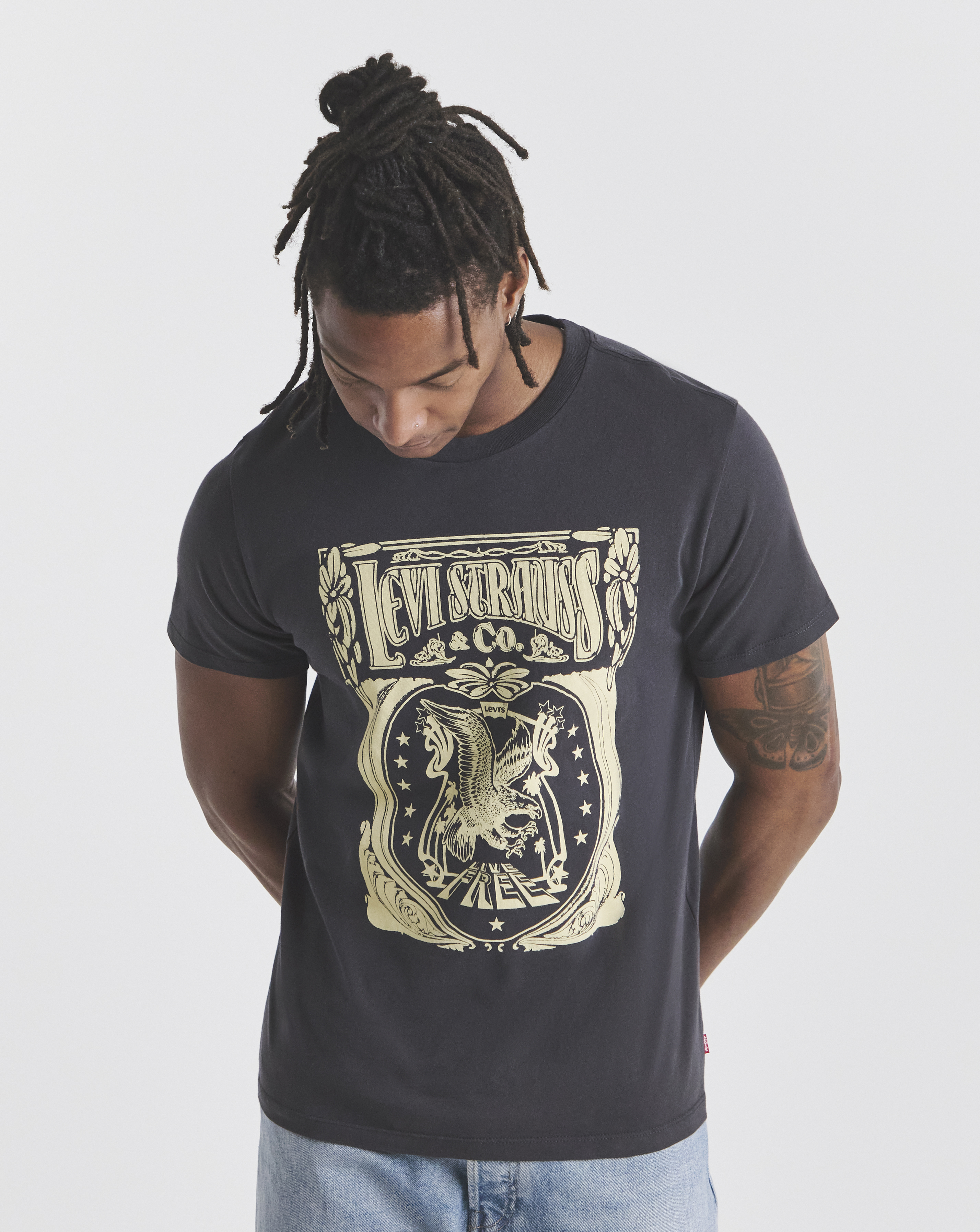 Levi's Black Graphic T-Shirt - Xxl