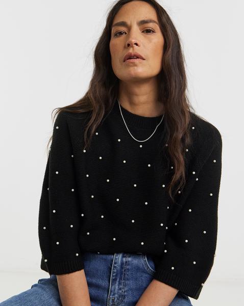 PEARL RAGLAN SHORT SLEEVE JUMPER
