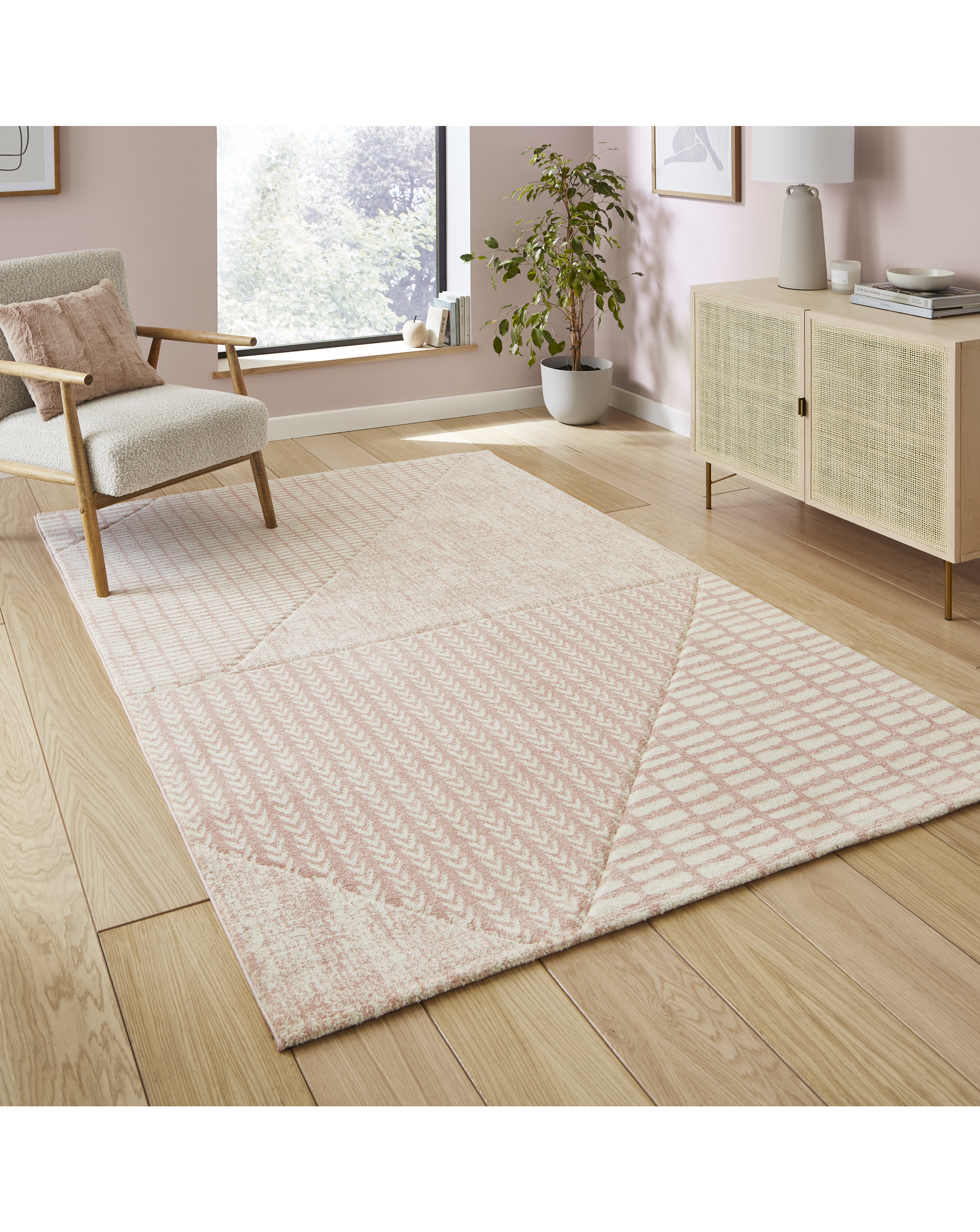 Catherine Lansfield Rose Larsson Abstract Rug