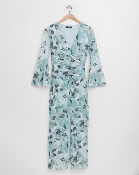 Joanna Hope Mesh Maxi Dress