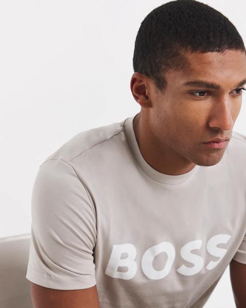 BOSS Classic Logo T-Shirt - Grey