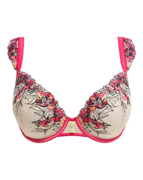 Figleaves Olivia Embroidered Balcony Bra