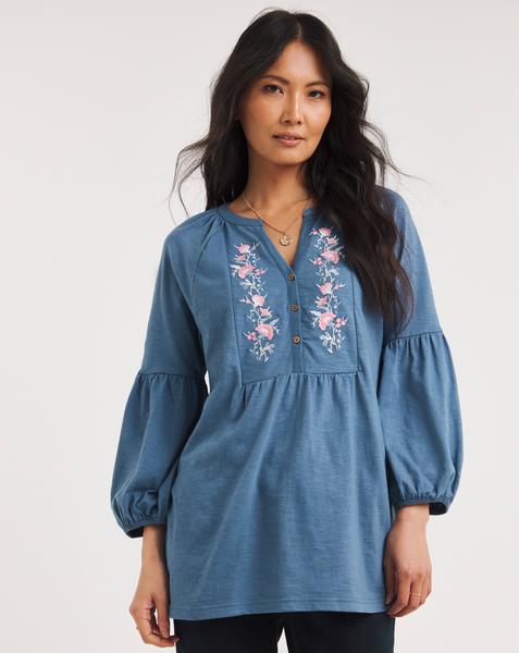 Julipa Embroidered Jersey Top