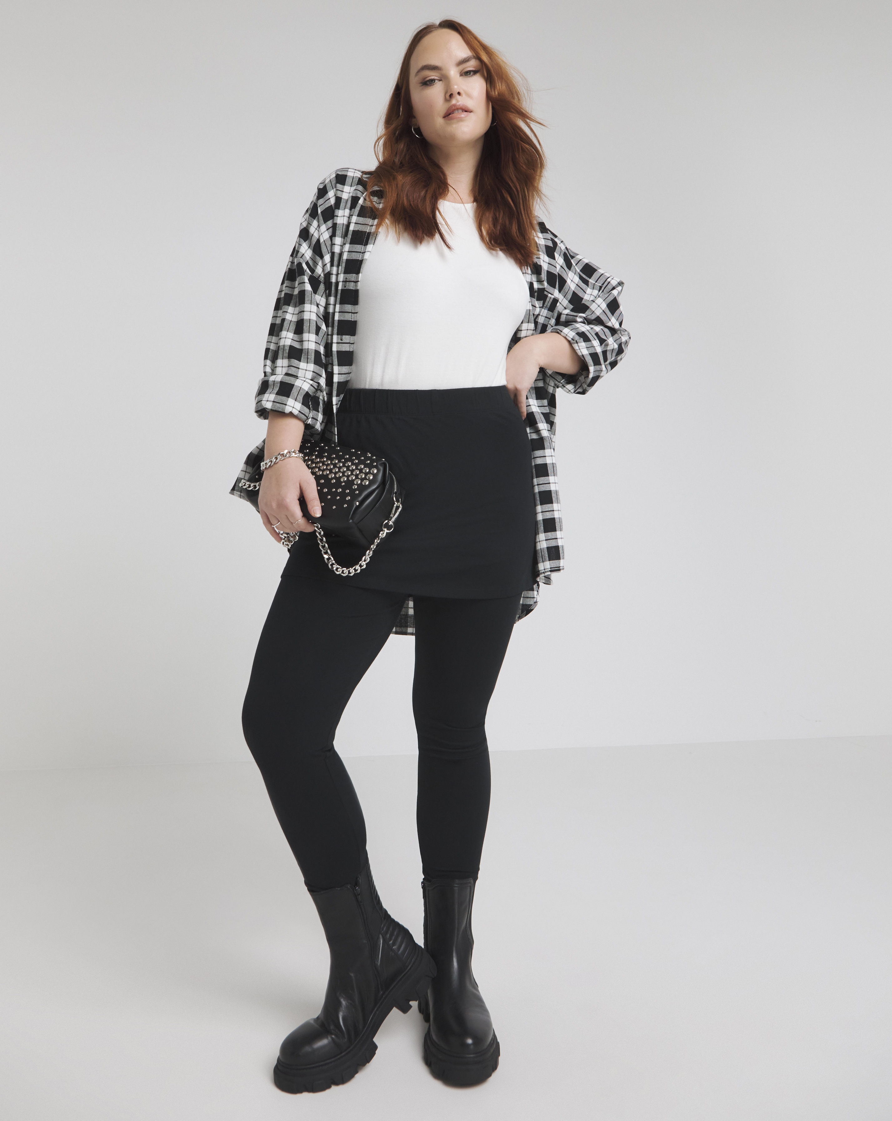 Joe Browns Black 2 in 1 Skirt Legging