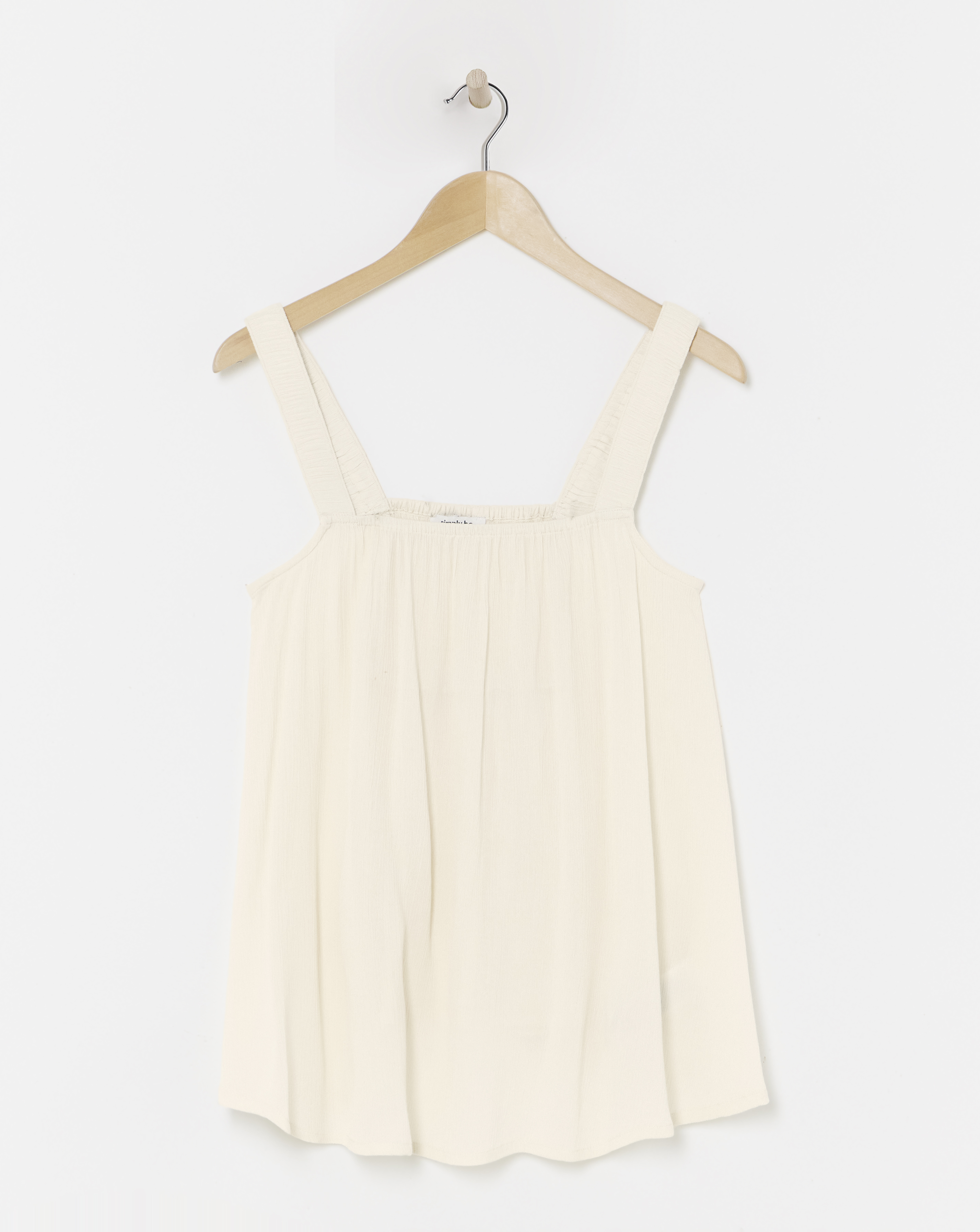 Ecru Crinkle Cami