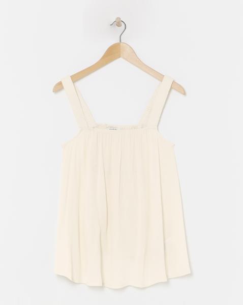 Ecru Crinkle Cami