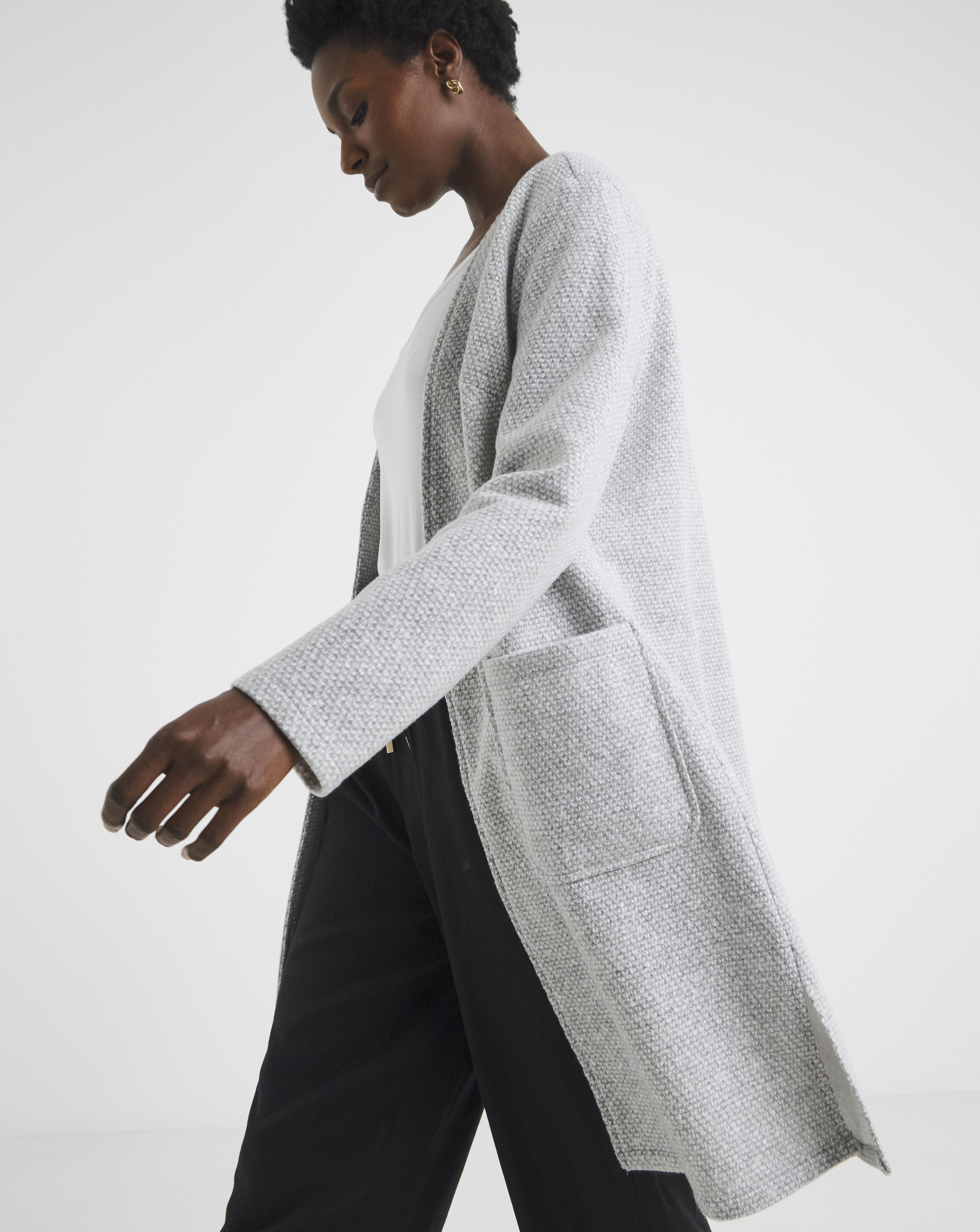 Edge To Unlined Coatigan