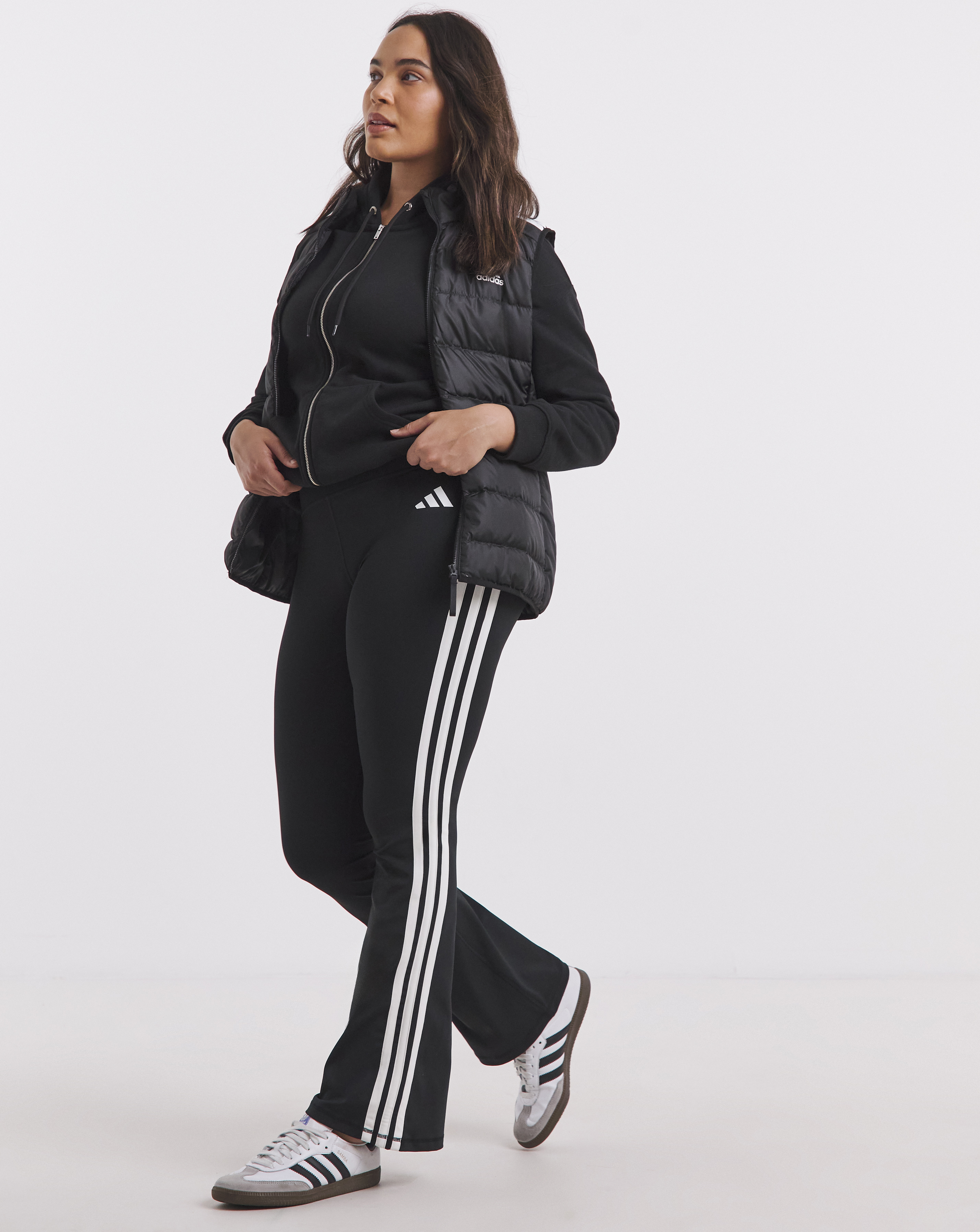 adidas Essential 3 Stripe Flares