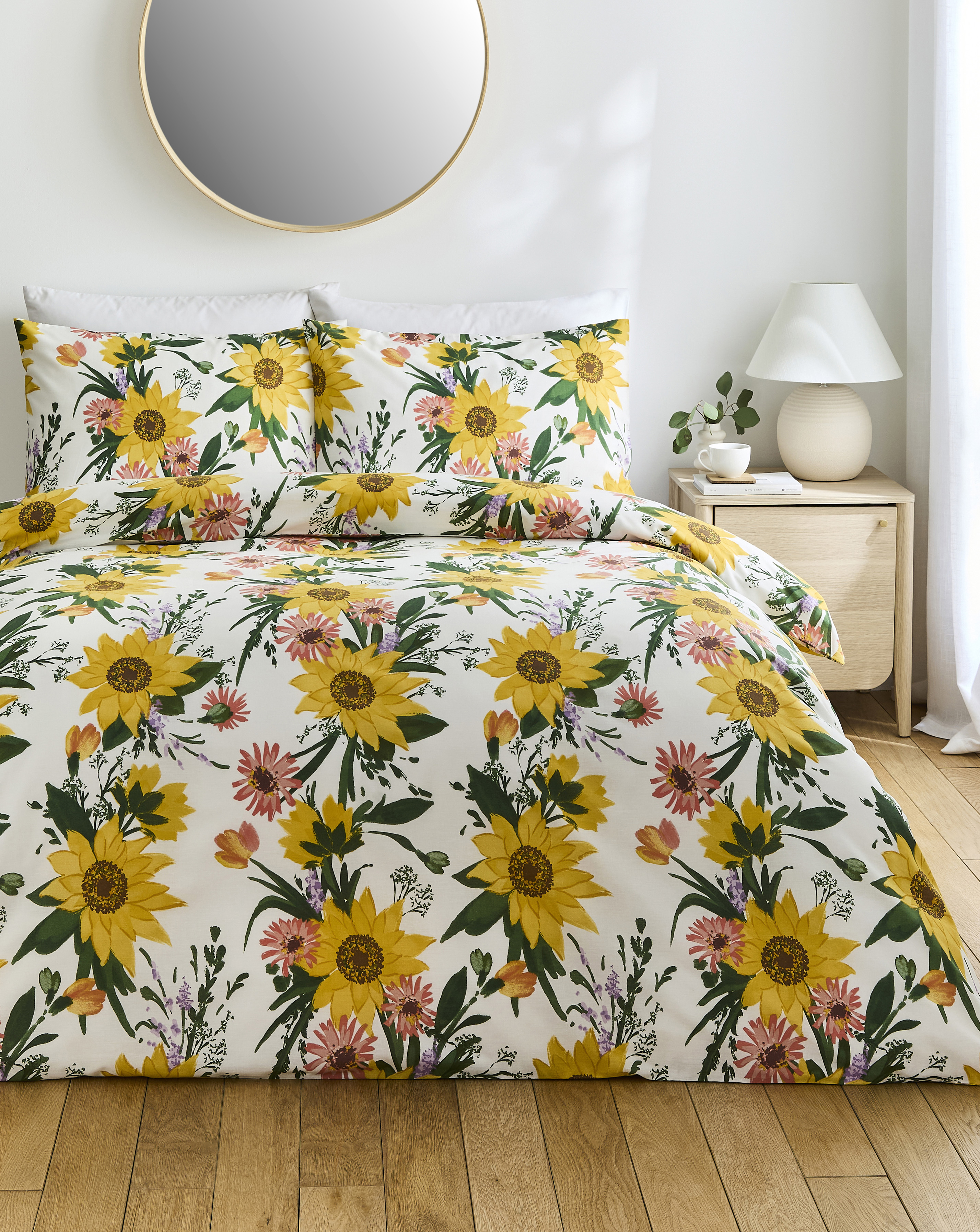 Claudette Floral Bouquet Duvet Cover Set