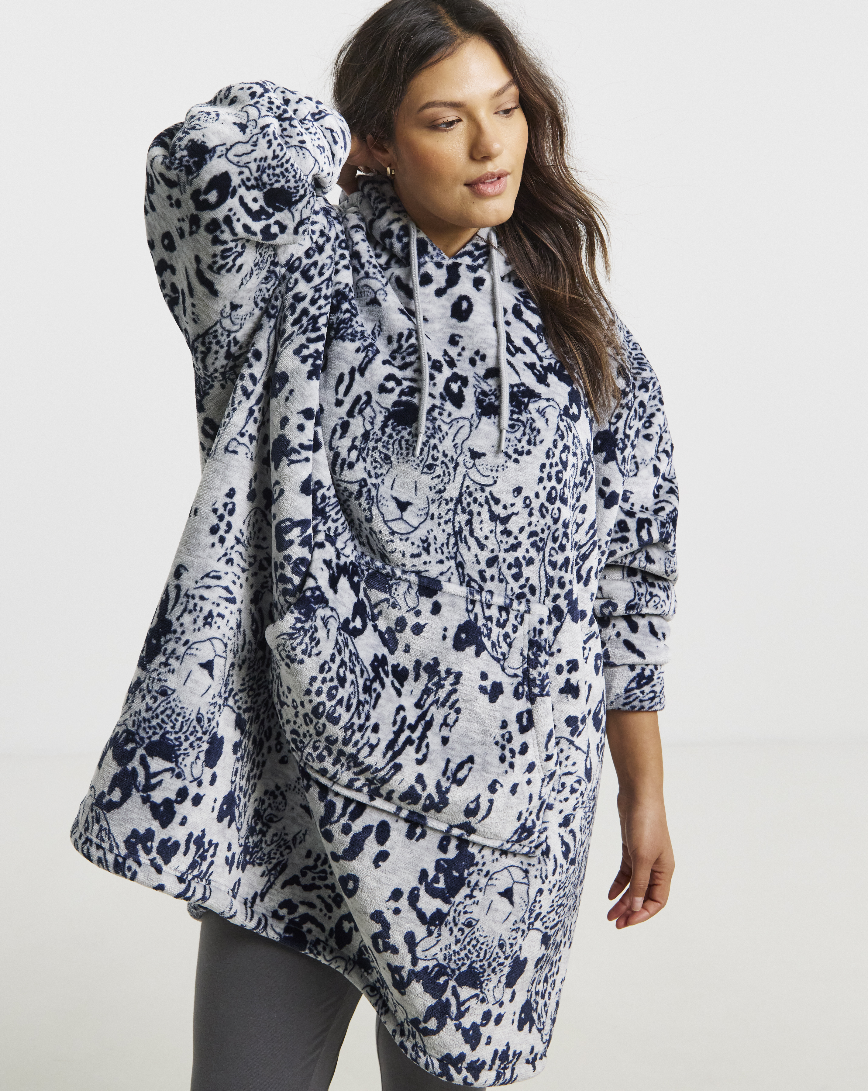 Oversized Hooded Dress