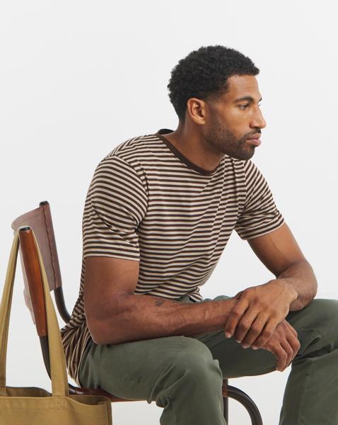 Bretton Fine Stripe T-Shirt Long