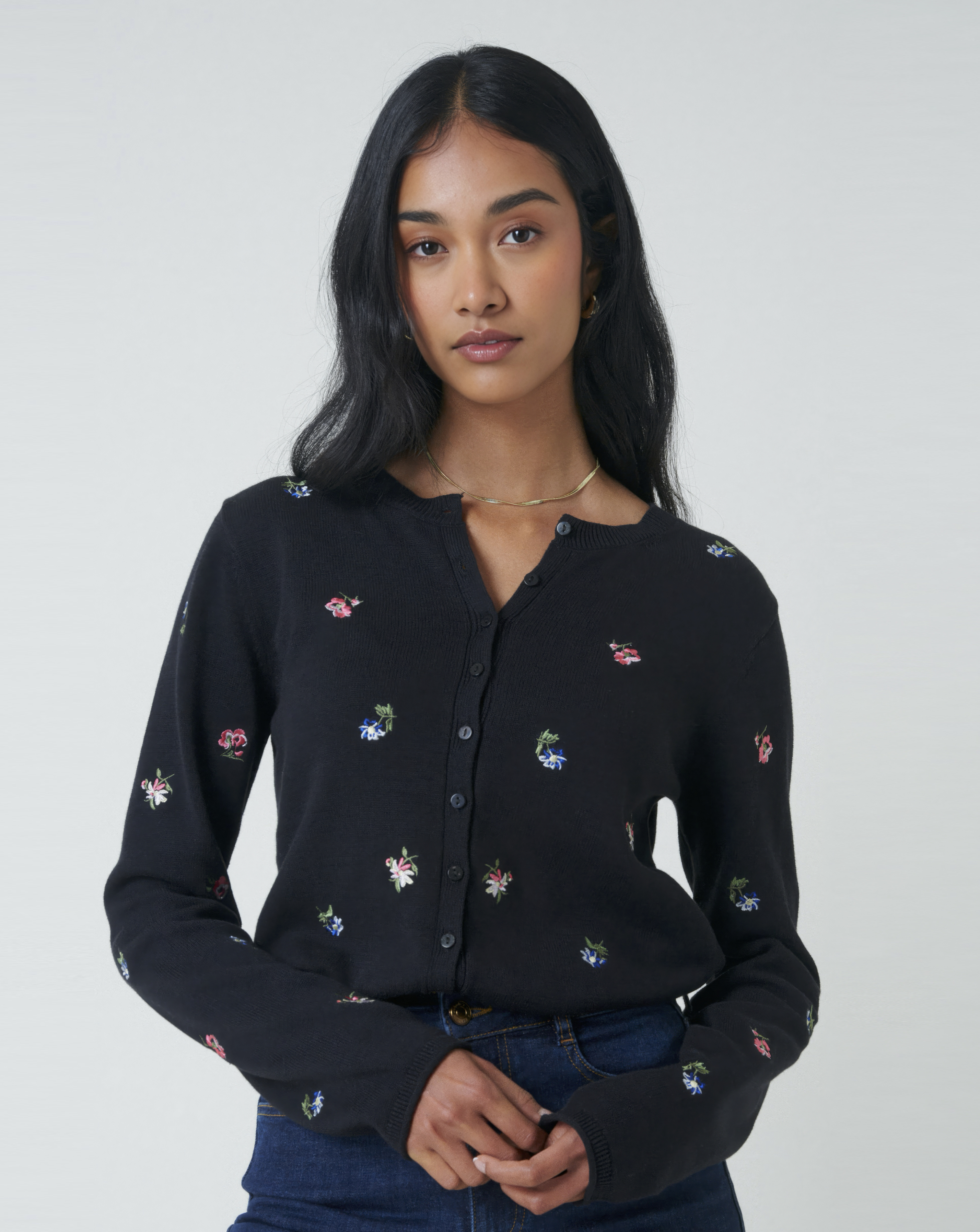 NC Embroidered Cardigan