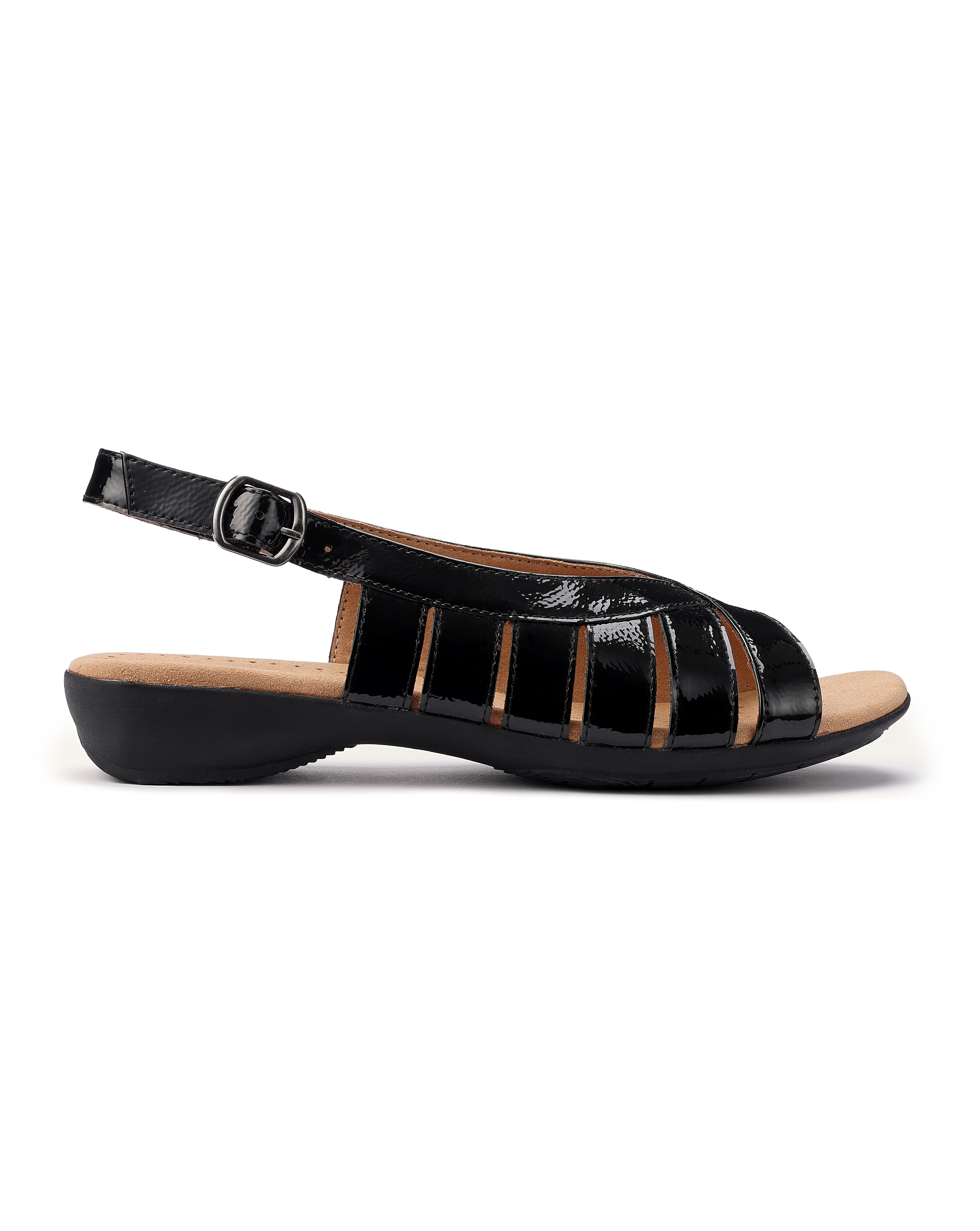 Hotter Women's Slingback Sandal Size 6 Black