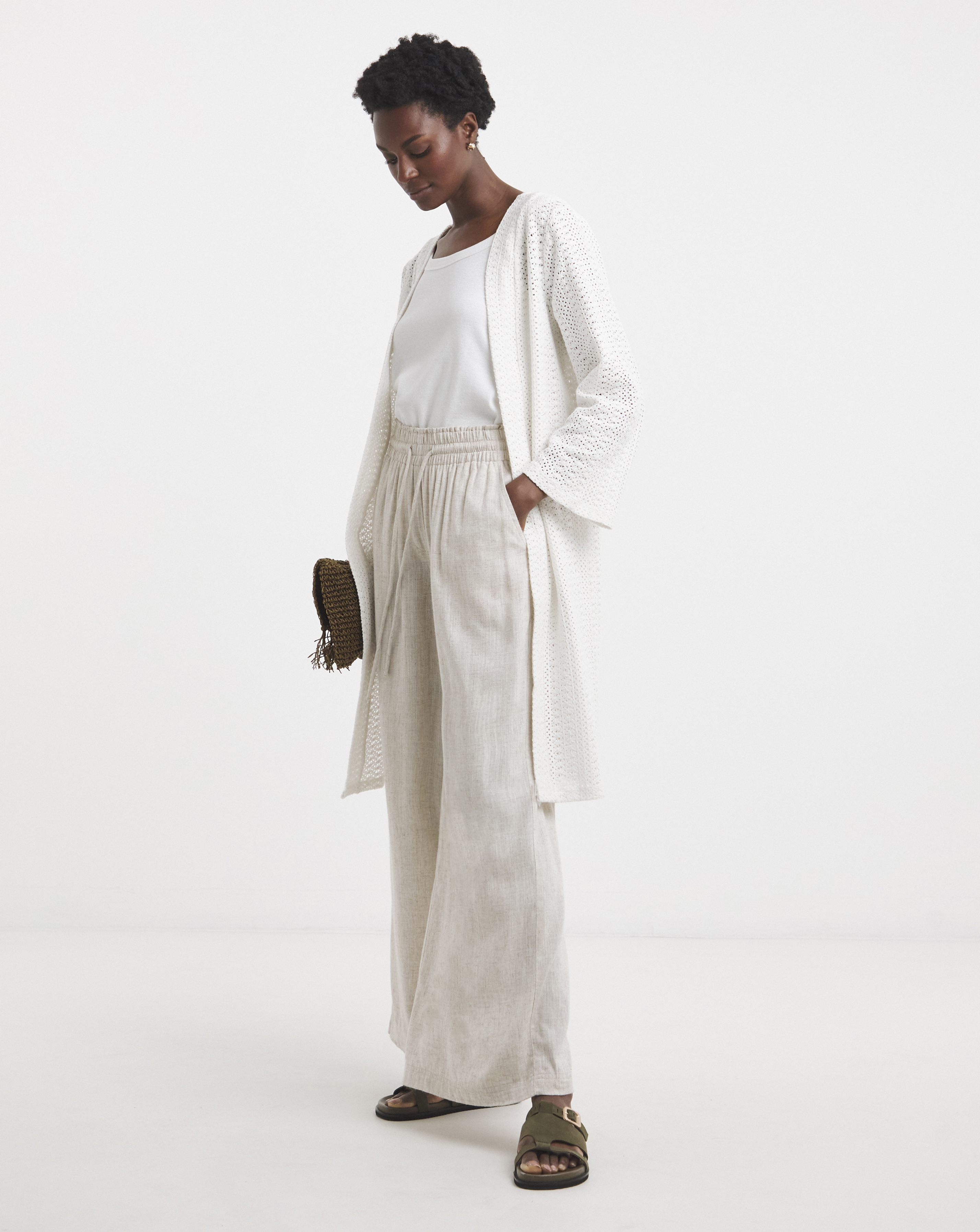 Crochet Longline Kimono