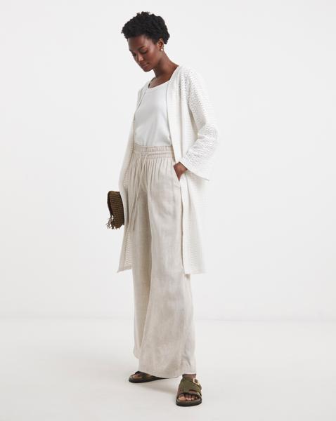 Crochet Longline Kimono
