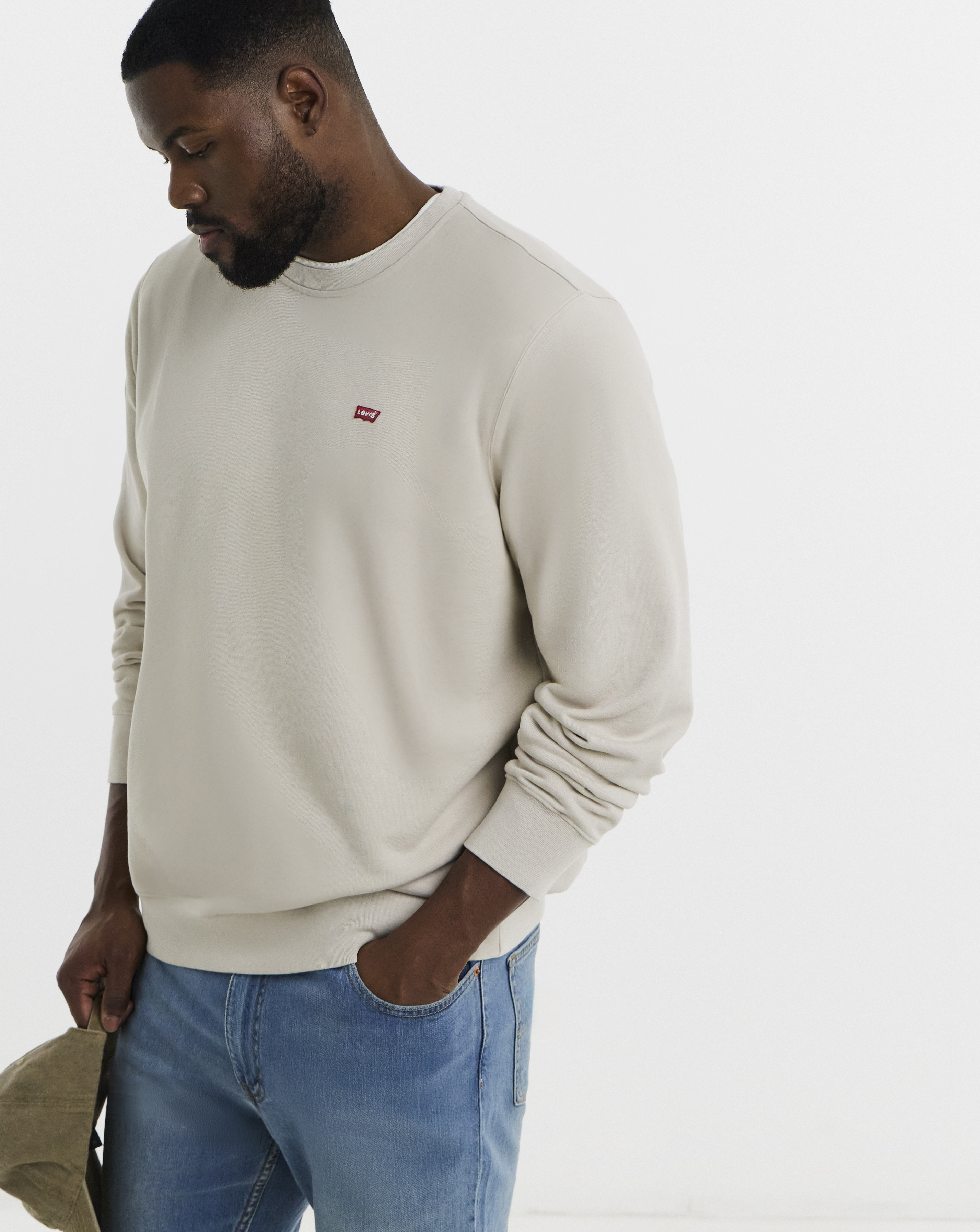Levi's Stone Original Housemark Crew Sweat - 2XL