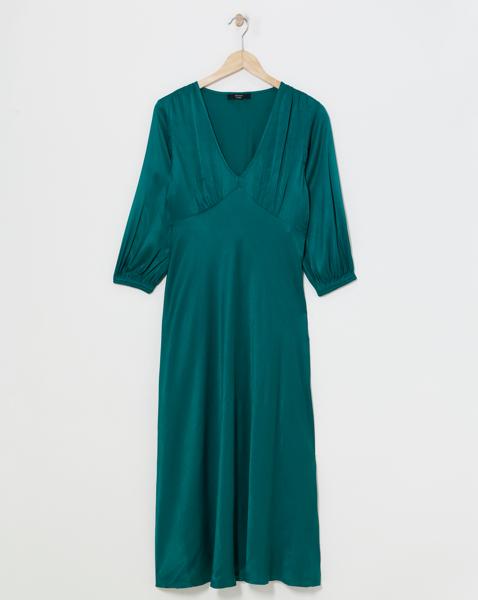Joanna Hope Heavy Satin Midi Dress