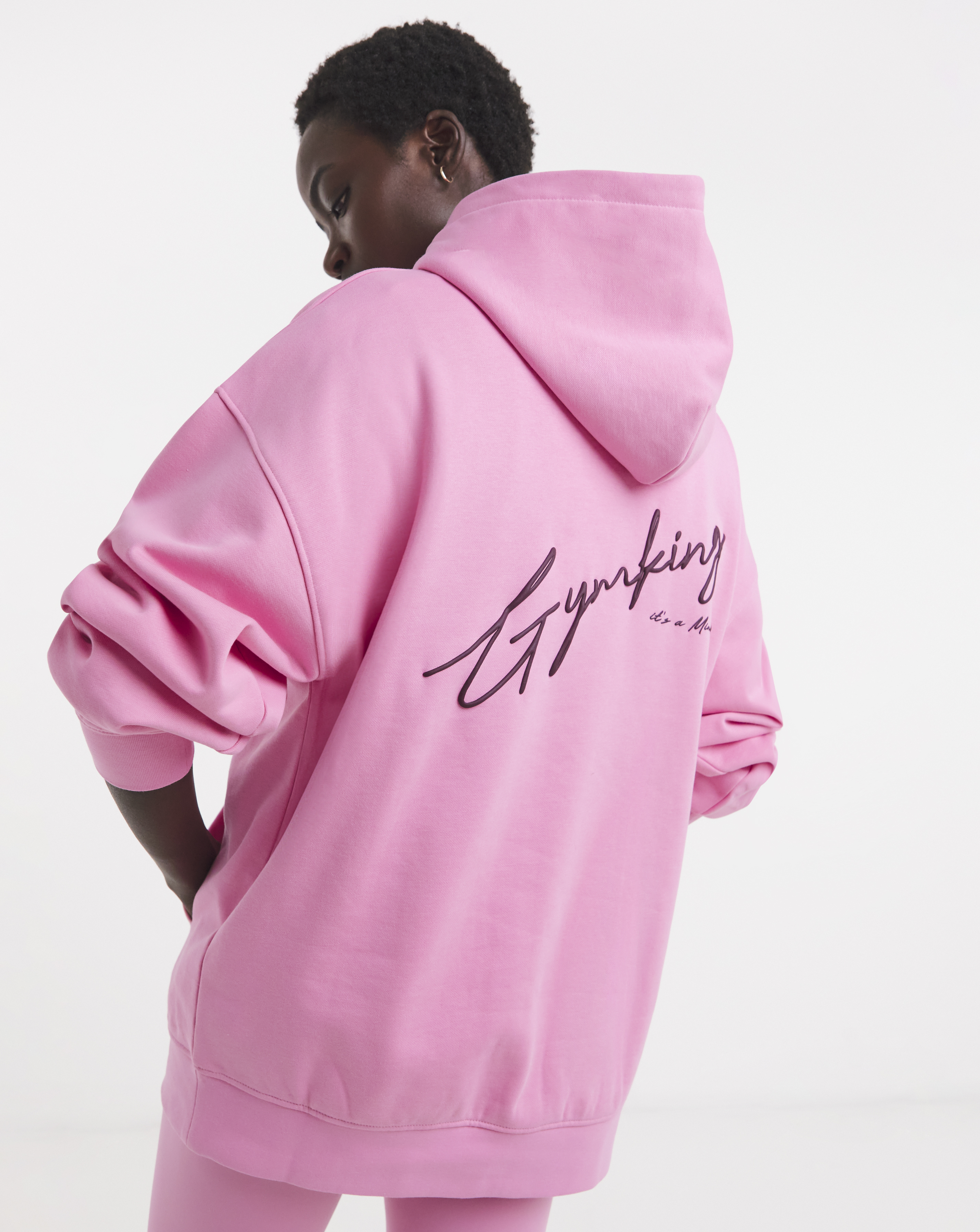Gym King Script Mindset Hoodie