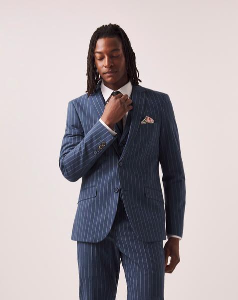 Joe Browns Striped Linen Suit Jacket