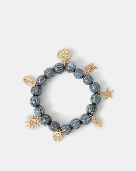 Accessorize Ocean Charm Bead Bracelet