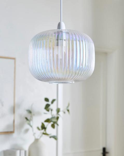 Nora Iridescent Glass 20cm Pendant Shade