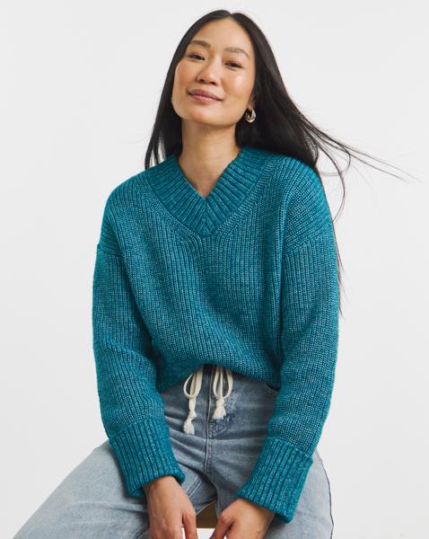 V NECK JUMPER